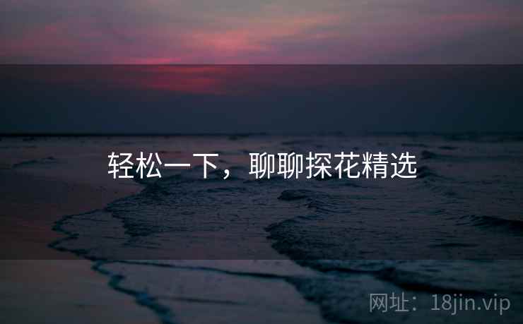 轻松一下，聊聊探花精选