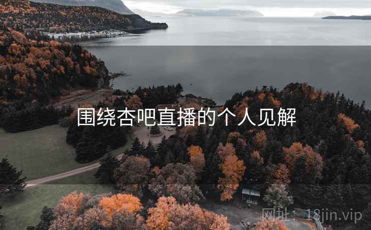 围绕杏吧直播的个人见解